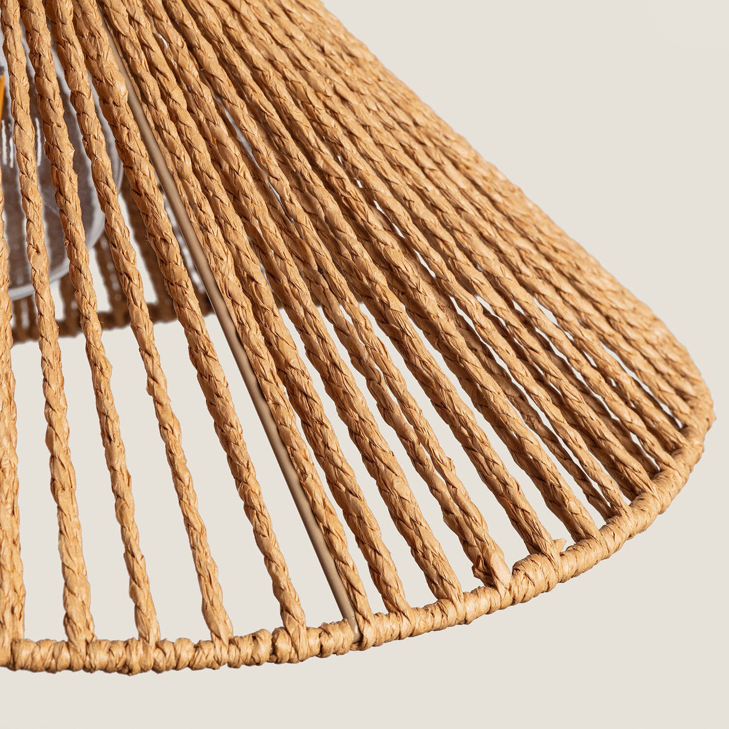 Lámpara Colgante Papel Trenzado Mikah Ø450