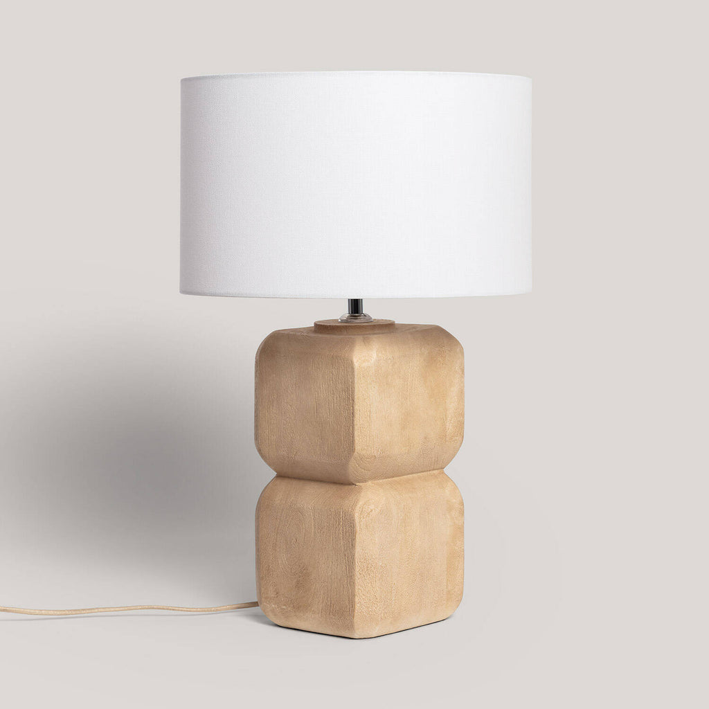 Lámpara de Mesa Madera Akesh I ILUZZIA