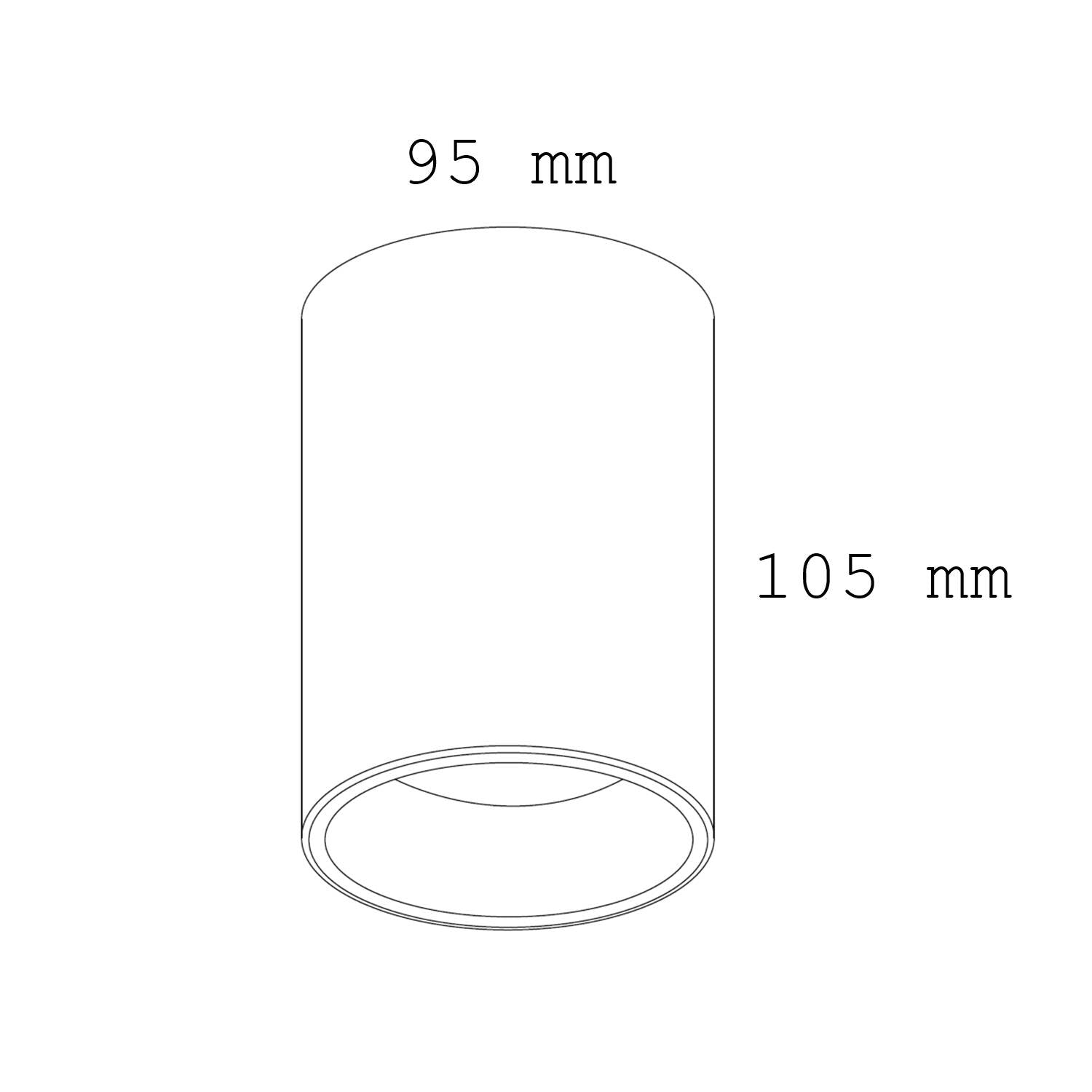 Aplique de Techo LED 10W Aluminio Syrah