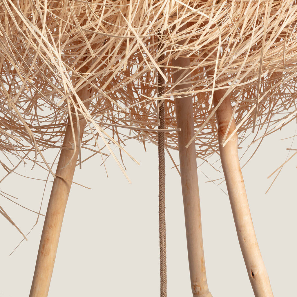 Lámpara de Pie Ratán Lasje