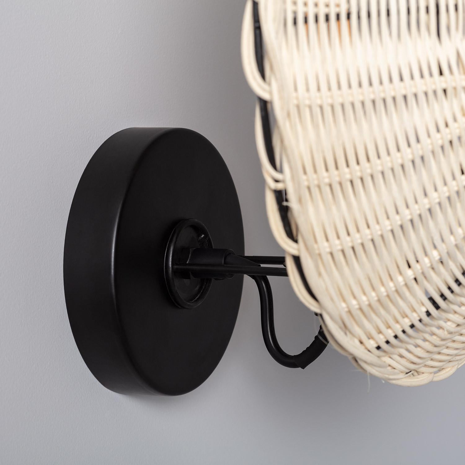 Aplique de Pared de Ratán Salmor