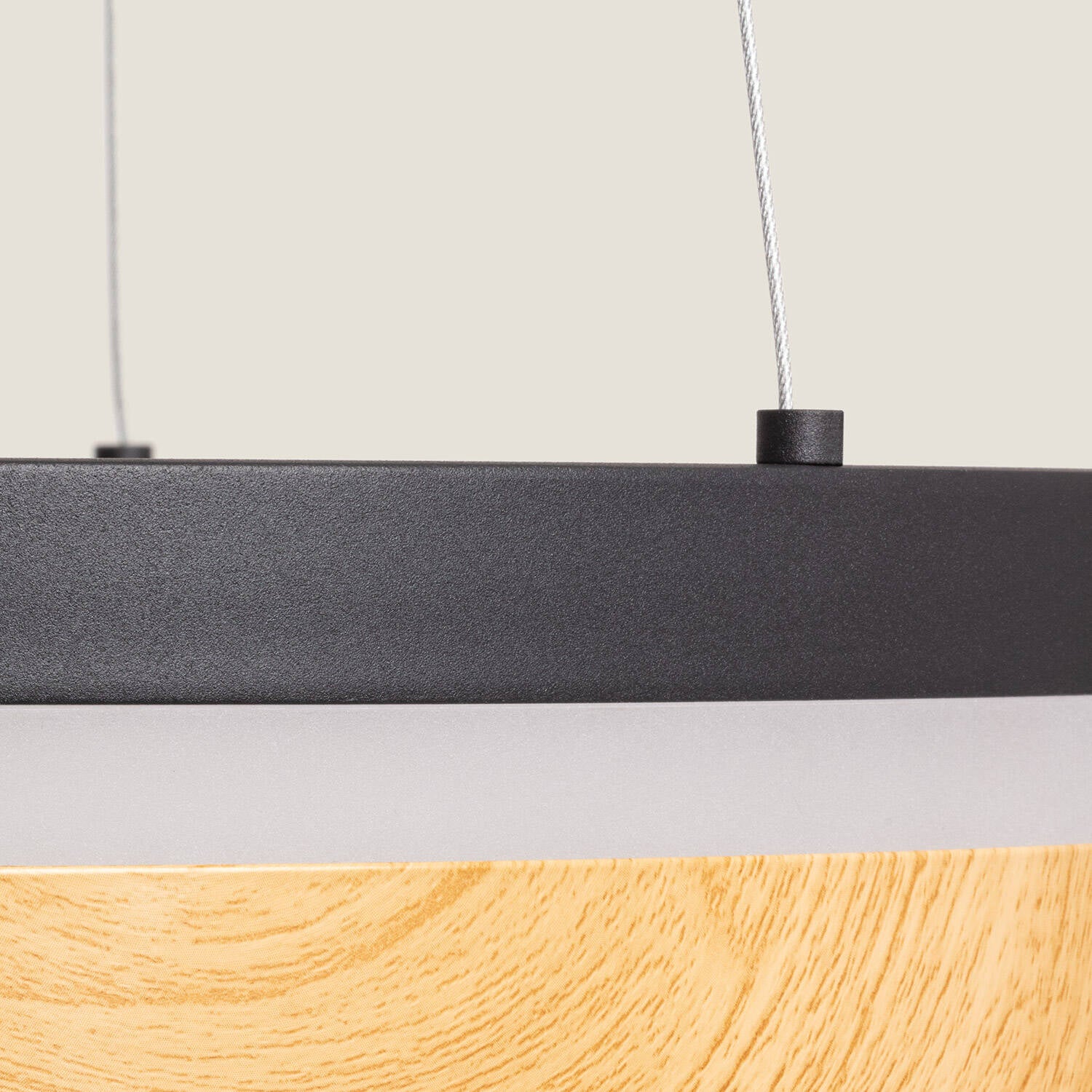 Lámpara Colgante LED 30W Acero Dazala