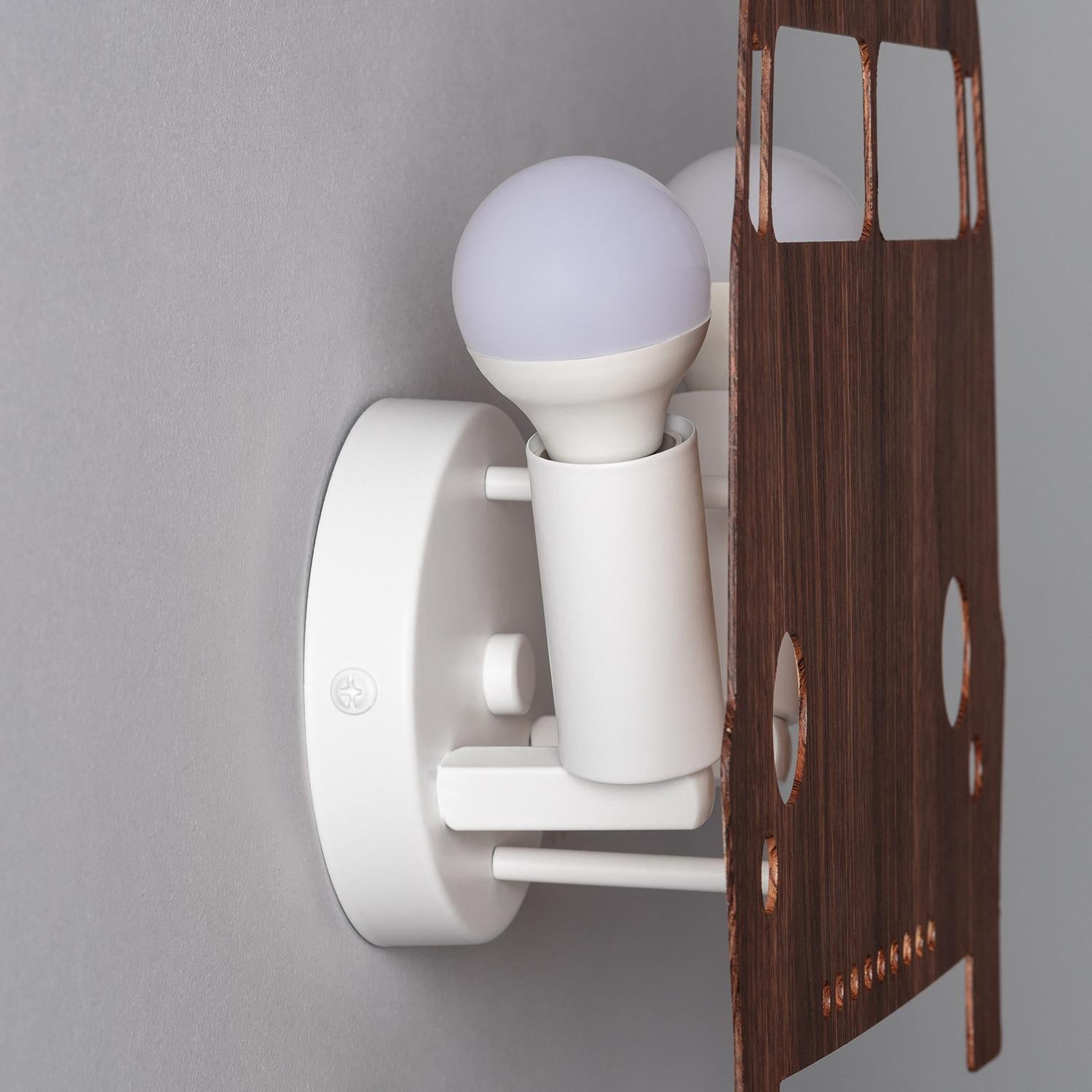 Aplique de Pared de Madera Infantil Bussi