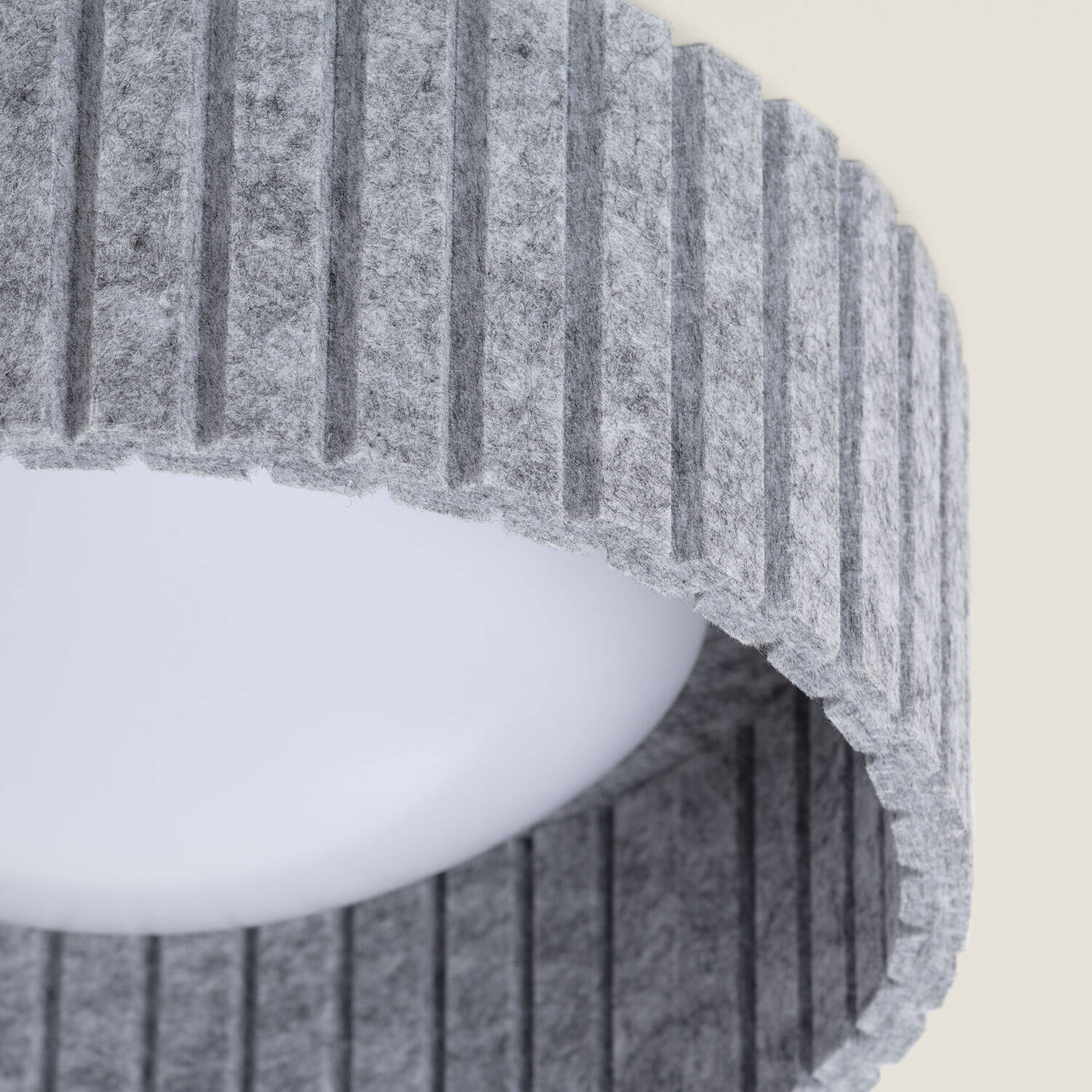 Plafón LED Acústico 9W Circular Fieltro Ø300 mm CCT Seleccionable Kaptyn