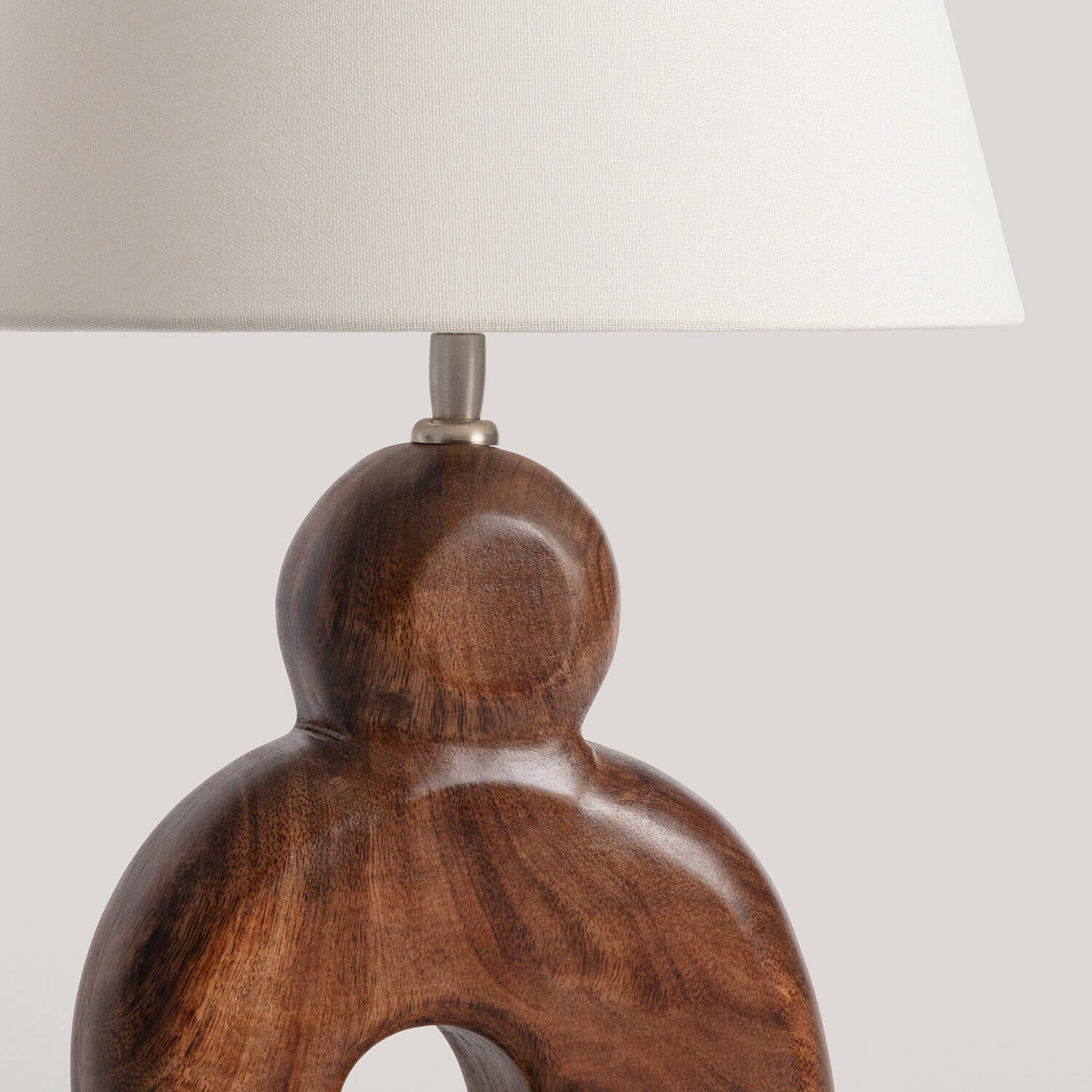 Lámpara de Mesa Madera Hunar II ILUZZIA