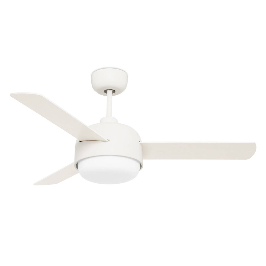 Ventilador de Techo Silencioso Klar Beige Aspas Reversibles 106.6cm Motor DC LEDS-C4 30-4864-16-F9