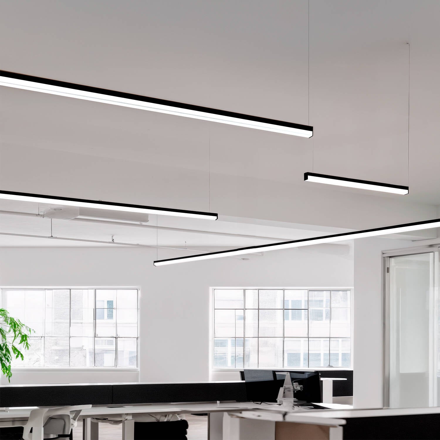 Perfil Aluminio Colgante 2m para Tira LED hasta 17 mm