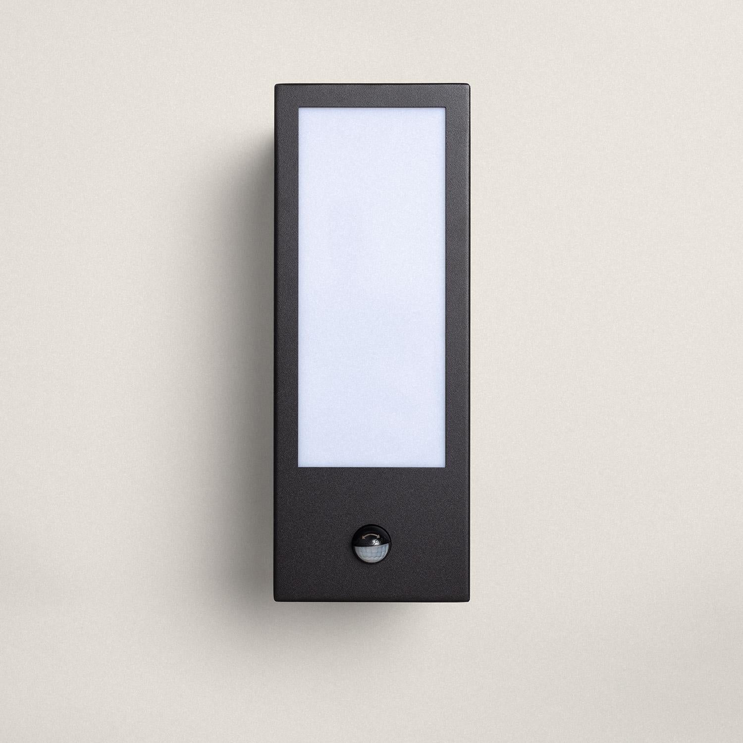 Aplique de Pared Exterior Acero Inoxidable con Detector de Movimiento Gakom Opal