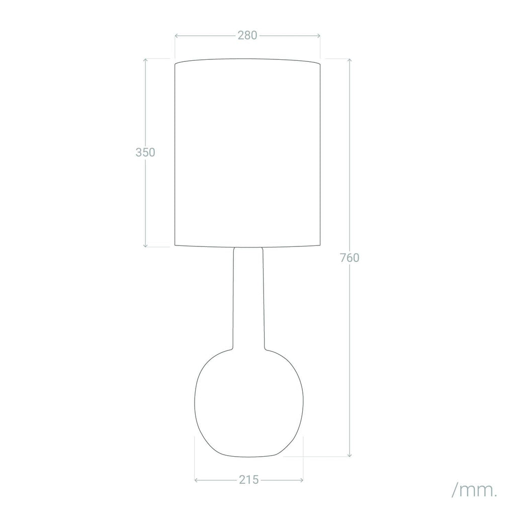 Lámpara de Mesa de Porcelana Guldan