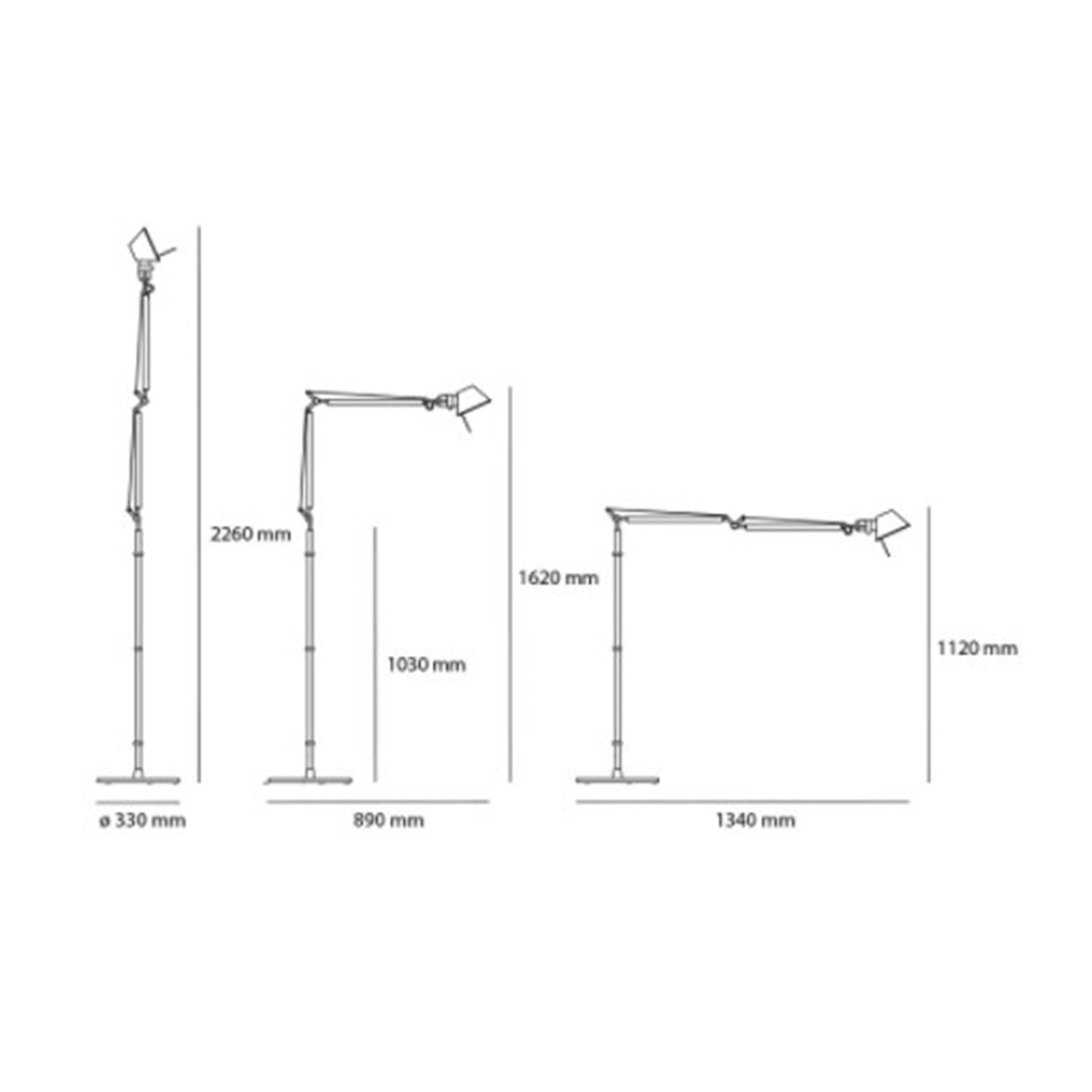 Lámpara de Pie Tolomeo Terra ARTEMIDE