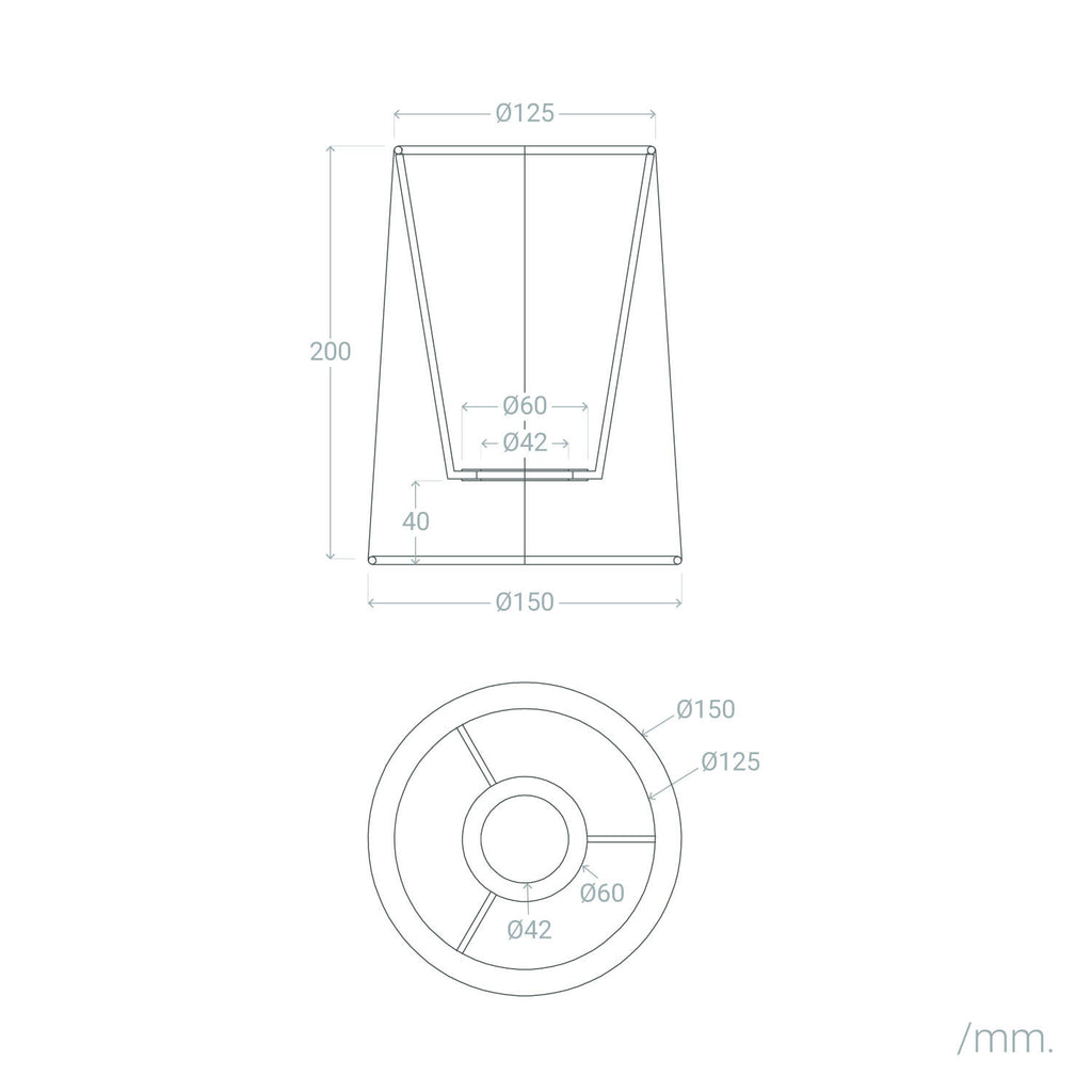 Lámpara de Mesa Madera Hunar III ILUZZIA