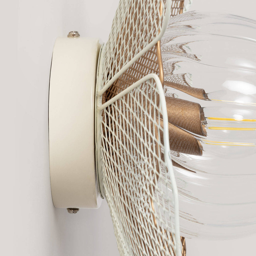 Aplique de Pared Metal y Cristal Pianella  ILUZZIA