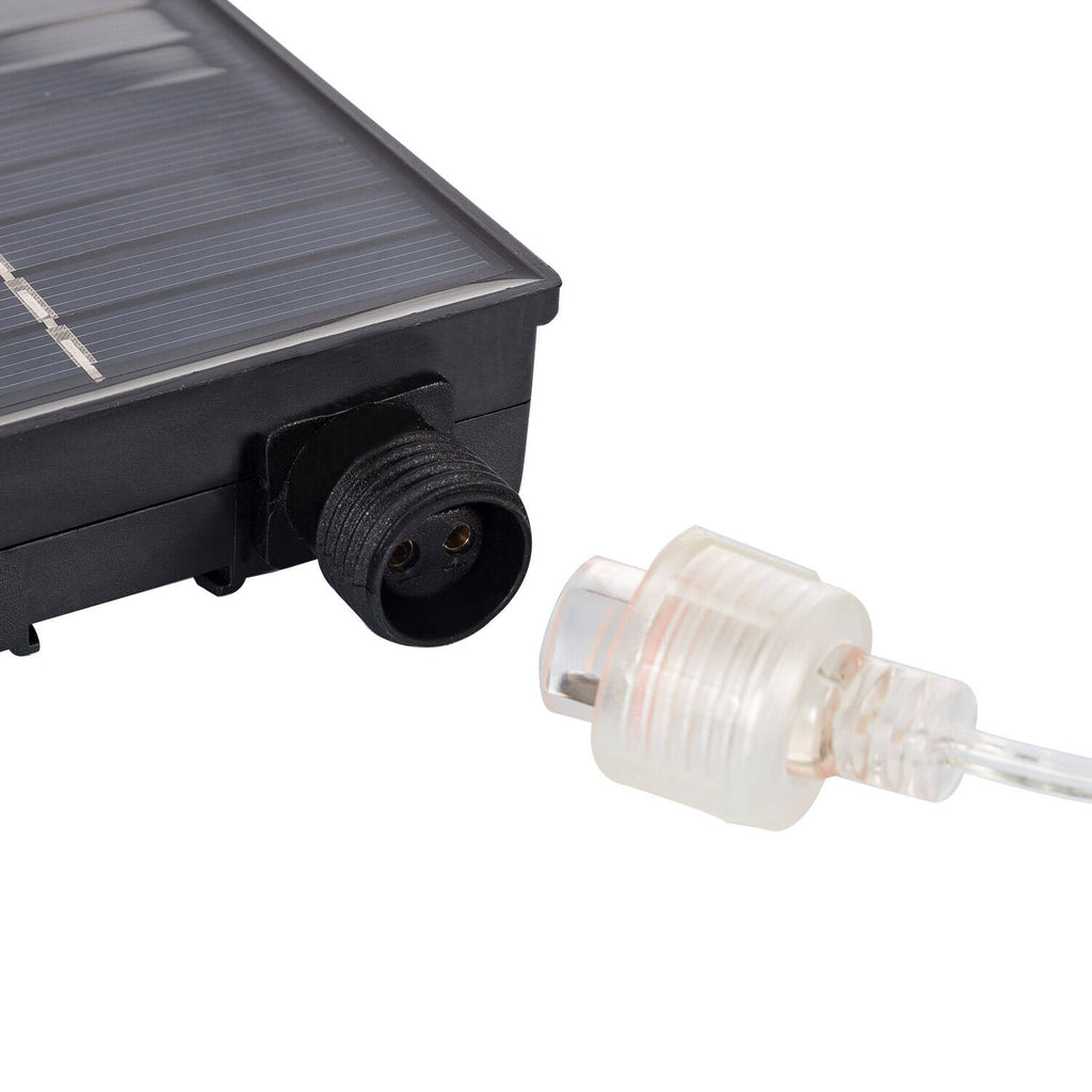 Tira LED Exterior Solar 3.7V DC 30LED/m 5m IP65 Ancho 8mm Corte cada 3cm