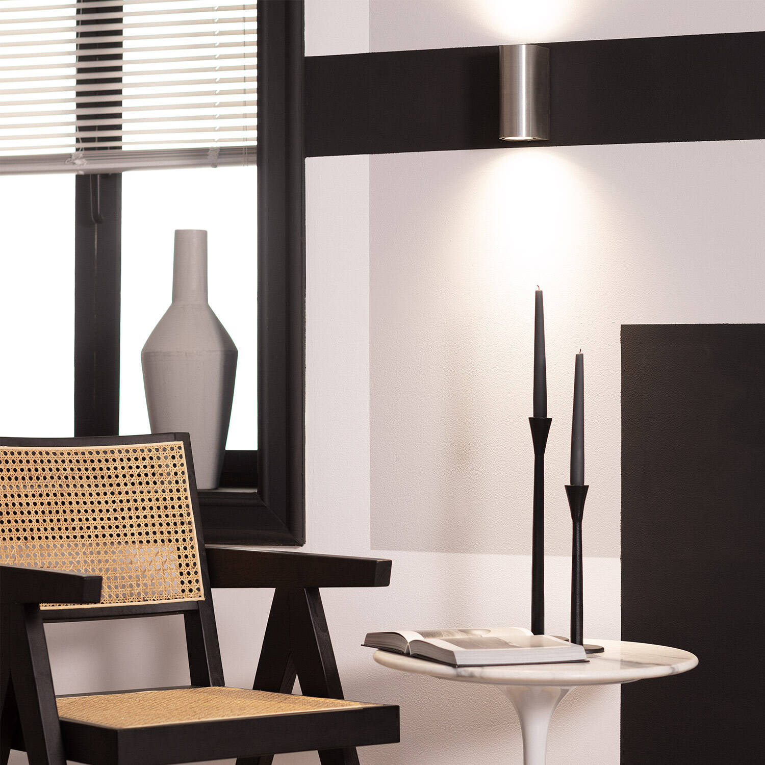 Aplique de Pared Exterior Aluminio Iluminación Doble Cara Big Gala