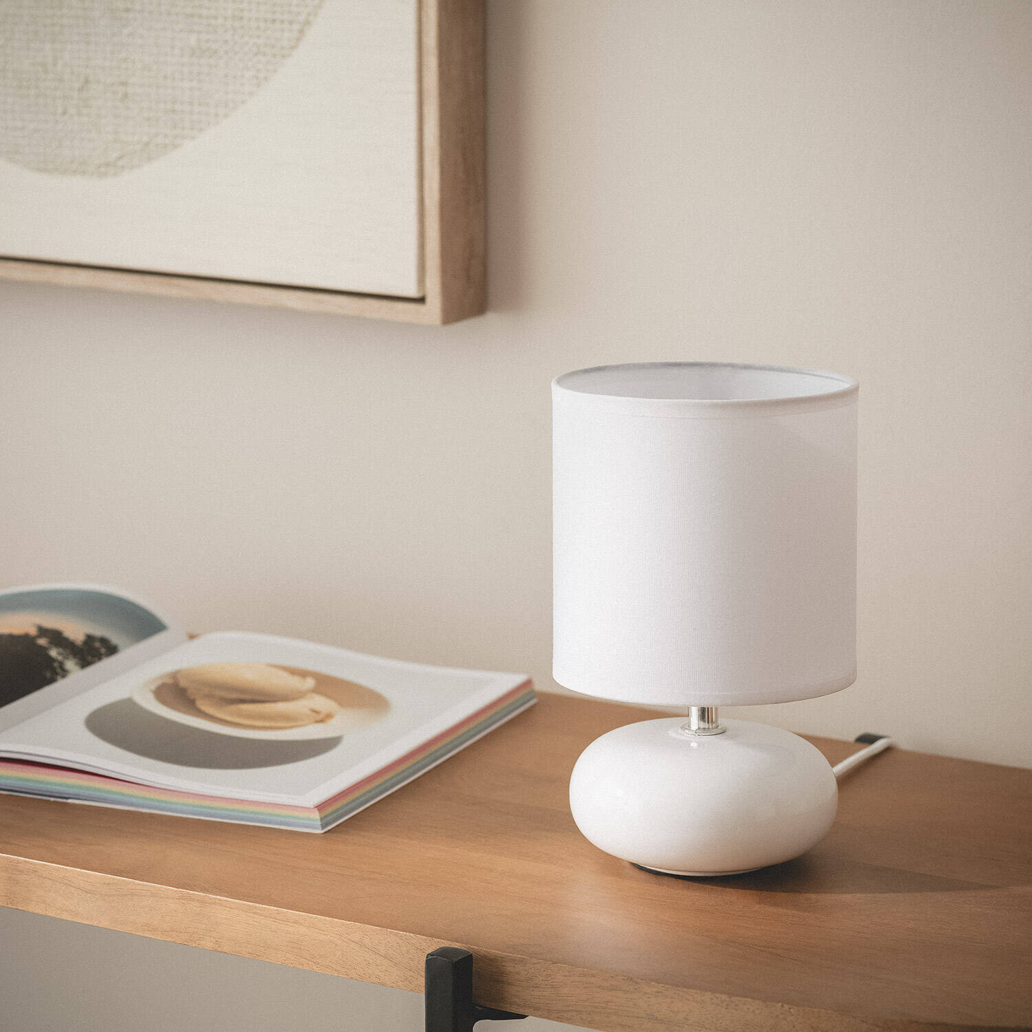 Lámpara de Mesa Cerámica Ava