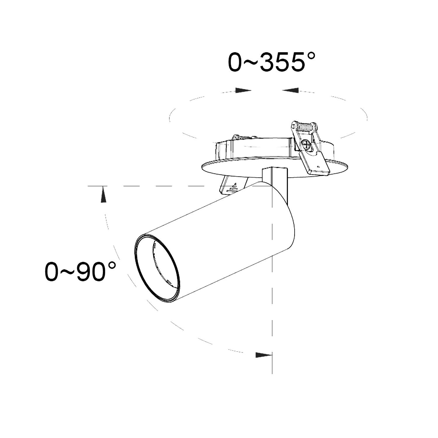 Foco LED Empotrable 30W Aluminio Misoh