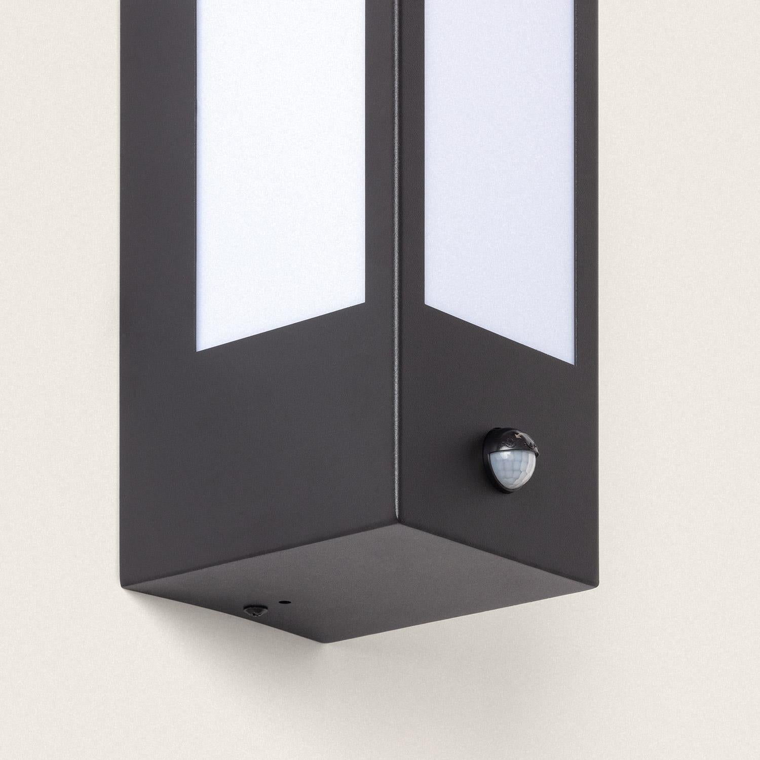 Aplique de Pared Exterior Acero Inoxidable con Detector de Movimiento Gakom Opal