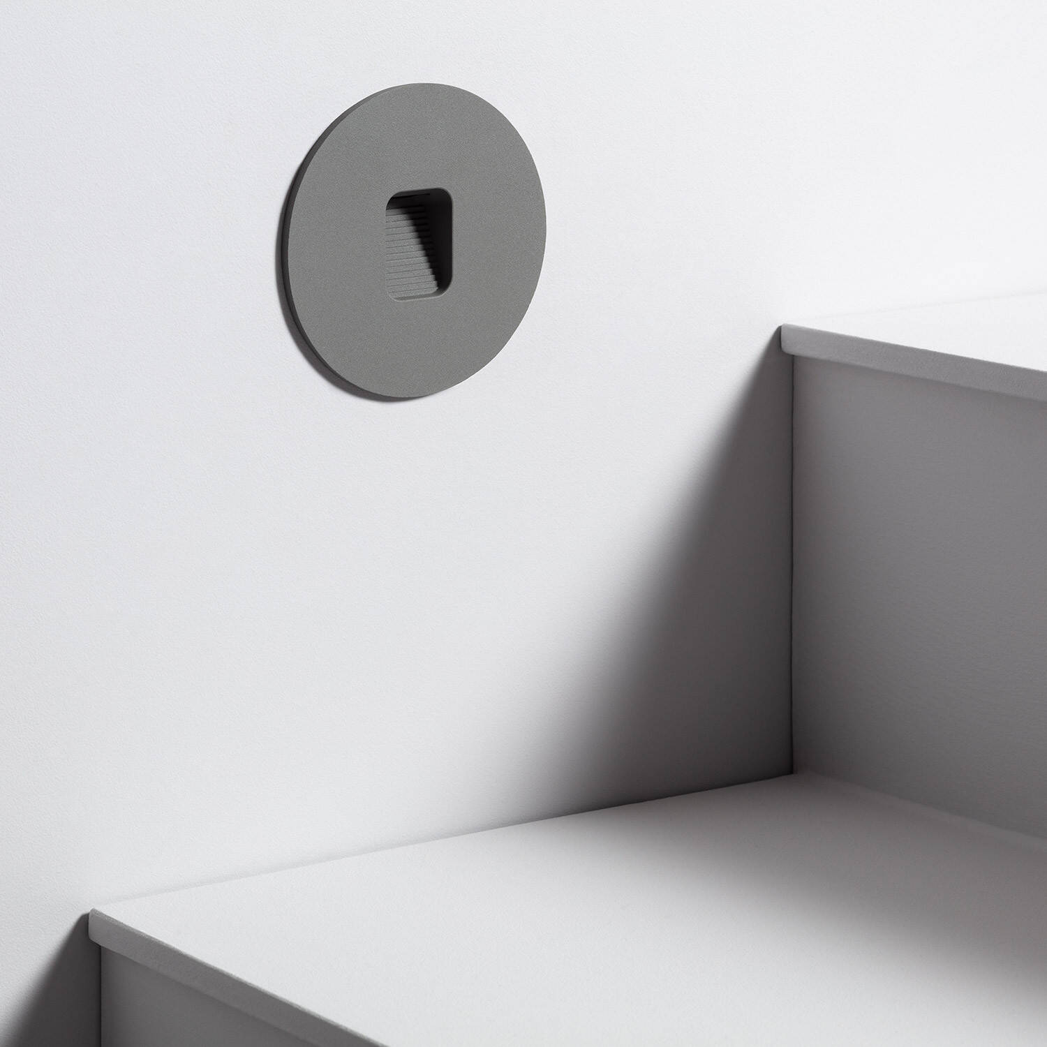 Baliza Exterior LED 2W Empotrable Pared Circular Olite