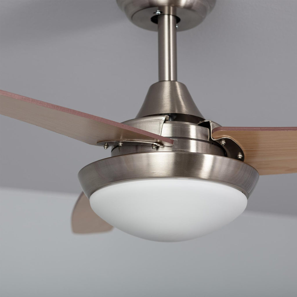 Ventilador de Techo Silencioso Neil Madera 107cm Motor DC WiFi