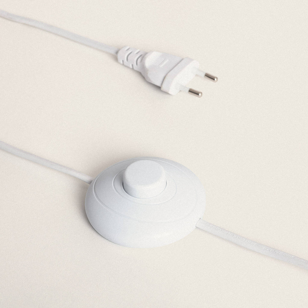 Lámpara de Pie Papel Trenzado Satie