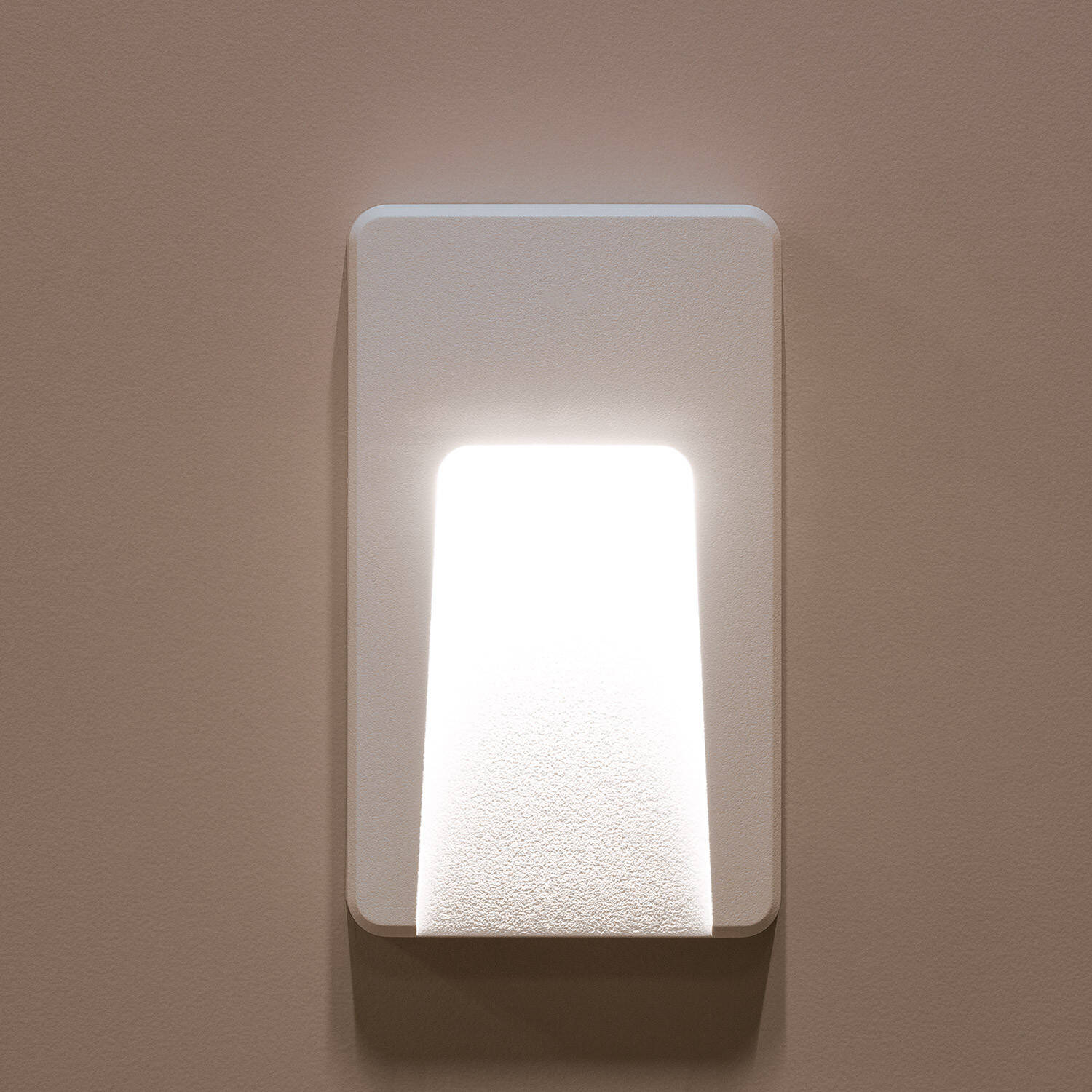 Baliza Exterior LED 3W Superficie Pared Rectangular Nilsa