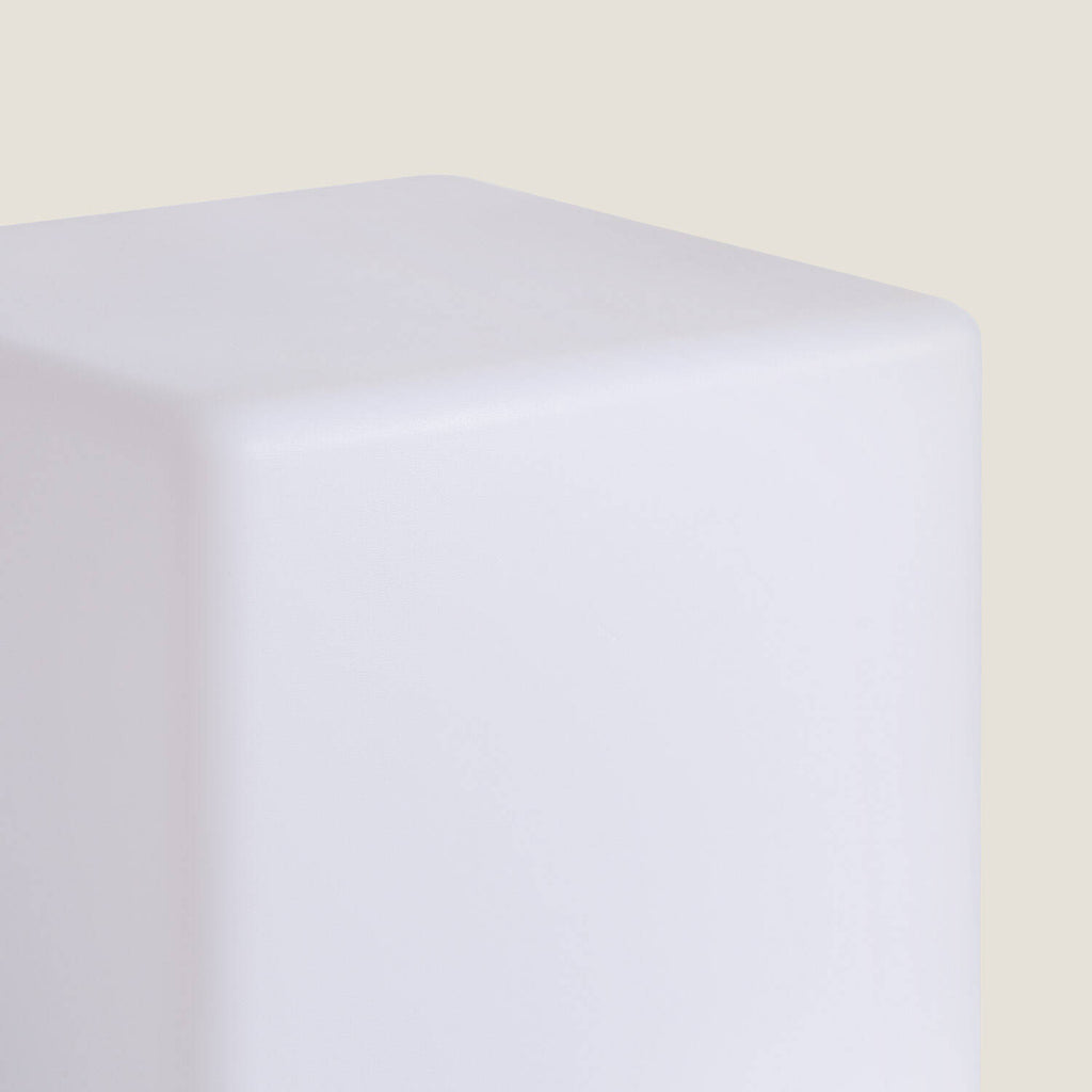 Cubo LED RGBW 30cm Recargable Solar + USB