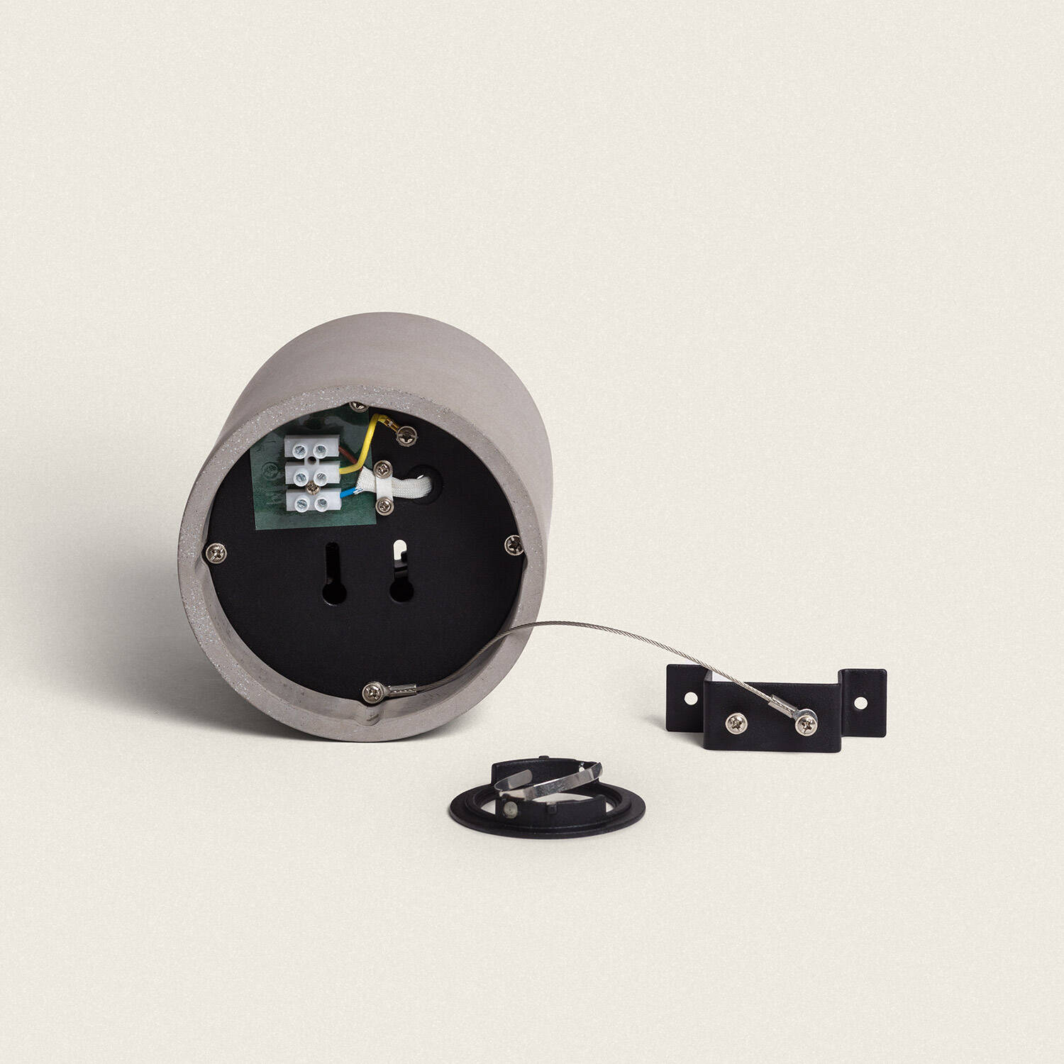 Aplique de Techo Cemento Big Delya