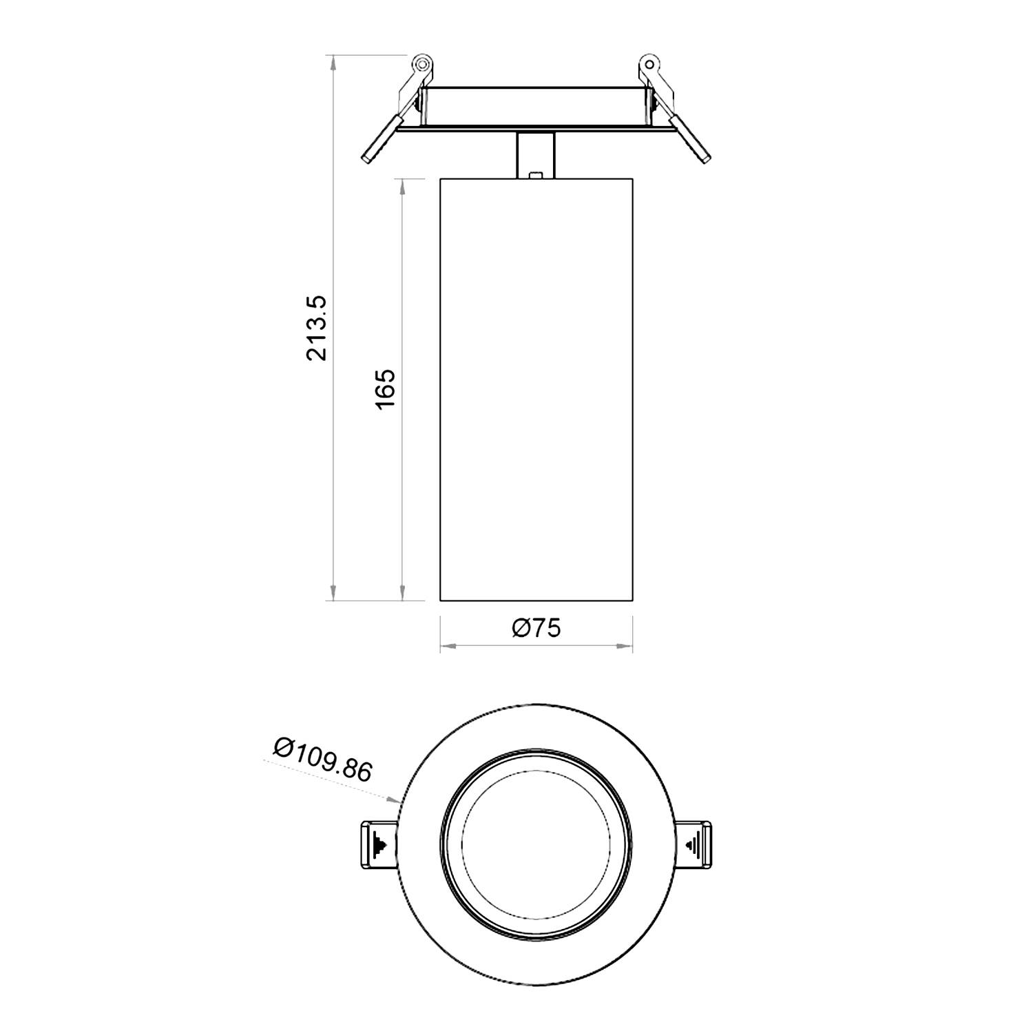 Foco LED Empotrable 30W Aluminio Misoh