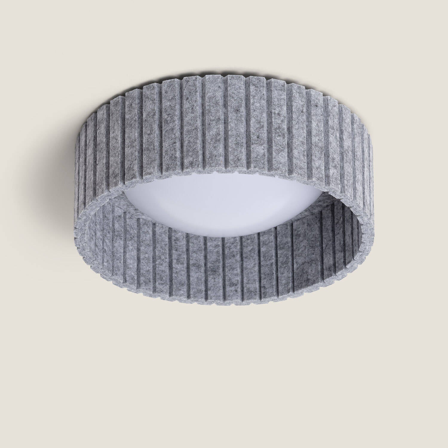 Plafón LED Acústico 9W Circular Fieltro Ø300 mm CCT Seleccionable Kaptyn