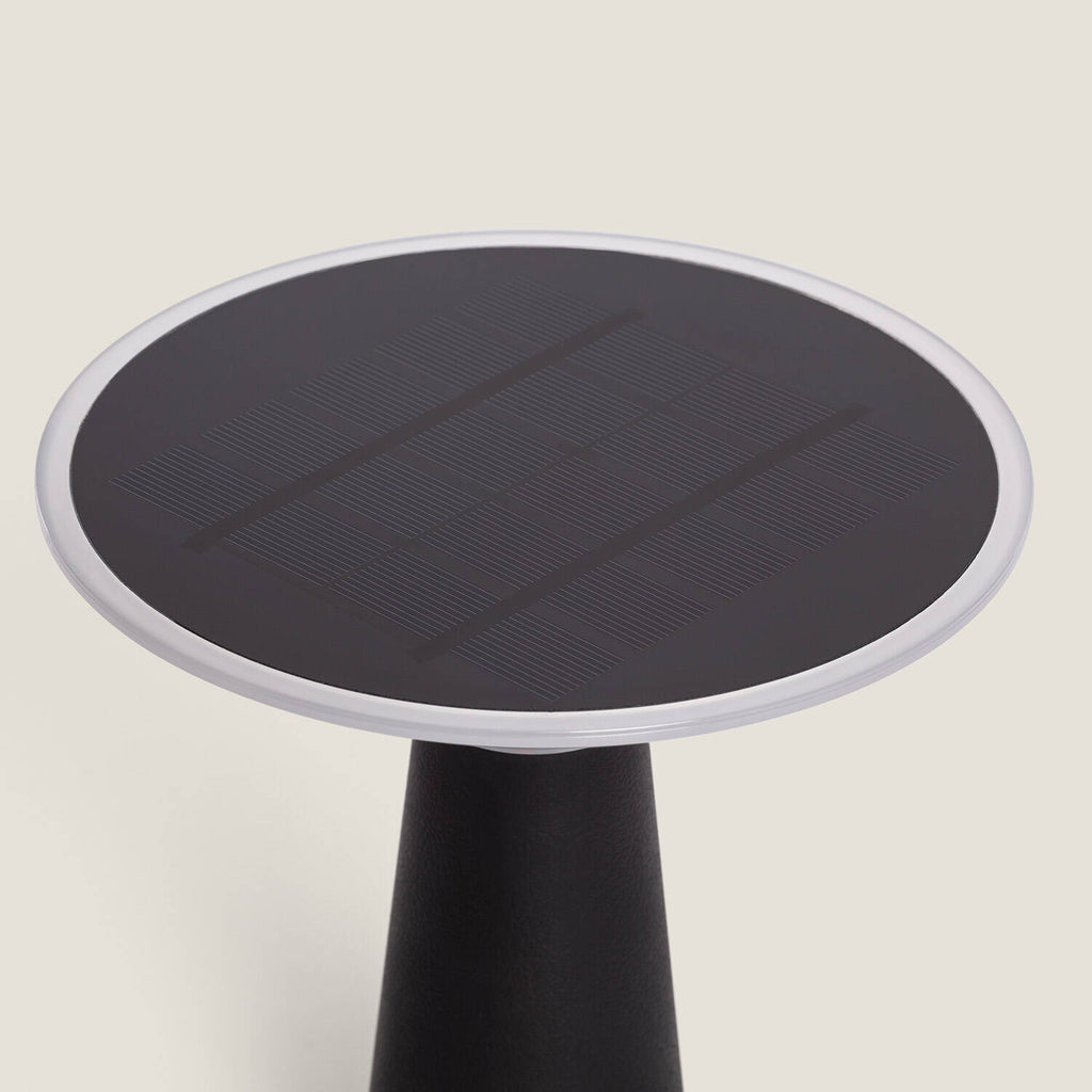 Lámpara de Mesa Solar Exterior LED Metal Portátil con Batería USB Recargable Soucha