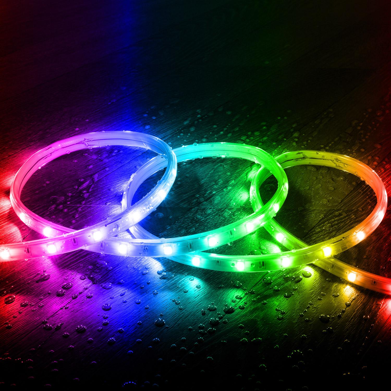 Tira LED Exterior Solar 24V DC SMD2835 30 LED/m 15m IP65 Ancho 12 mm Corte 100 cm