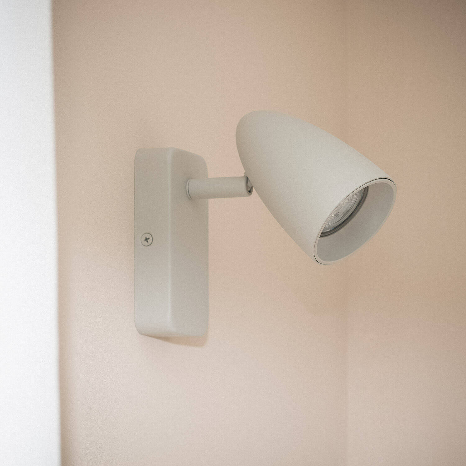 Aplique Aluminio Rectangular Adrien 1 Foco