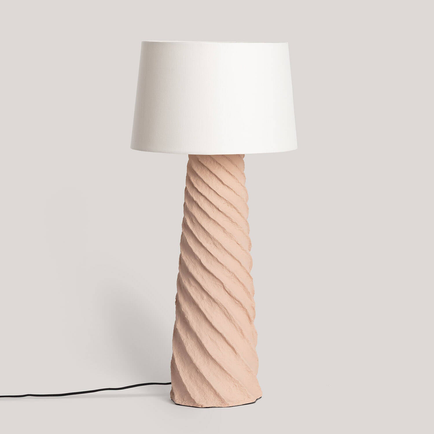 Lámpara de Pie Papel Maché Metal Stari