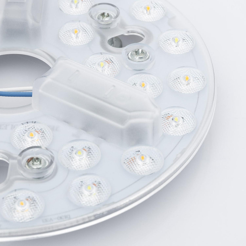 Repuesto Luz para Ventilador de Techo LED 15W 220V CCT Seleccionable PCB Ø135 mm con Iman