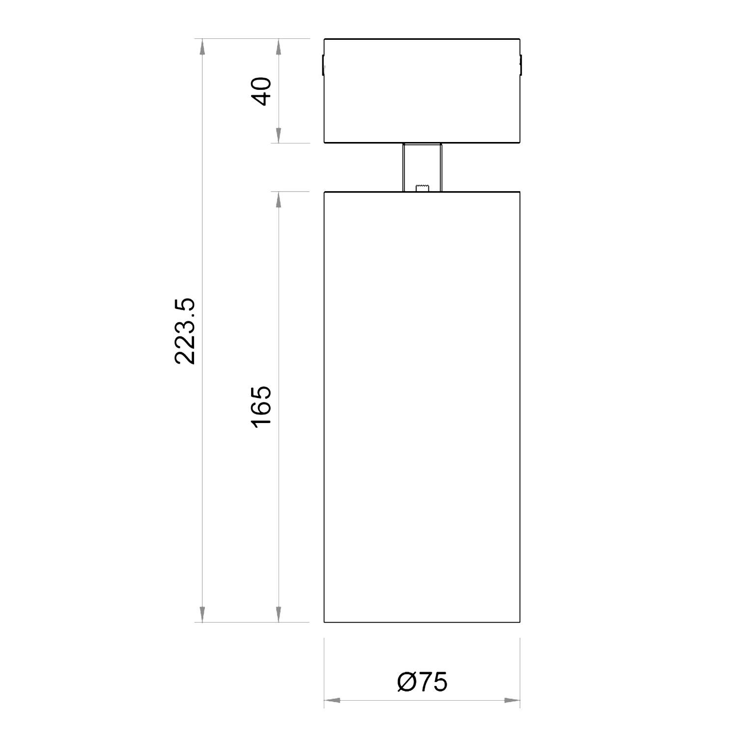 Foco LED Superficie 30W Aluminio Misoh