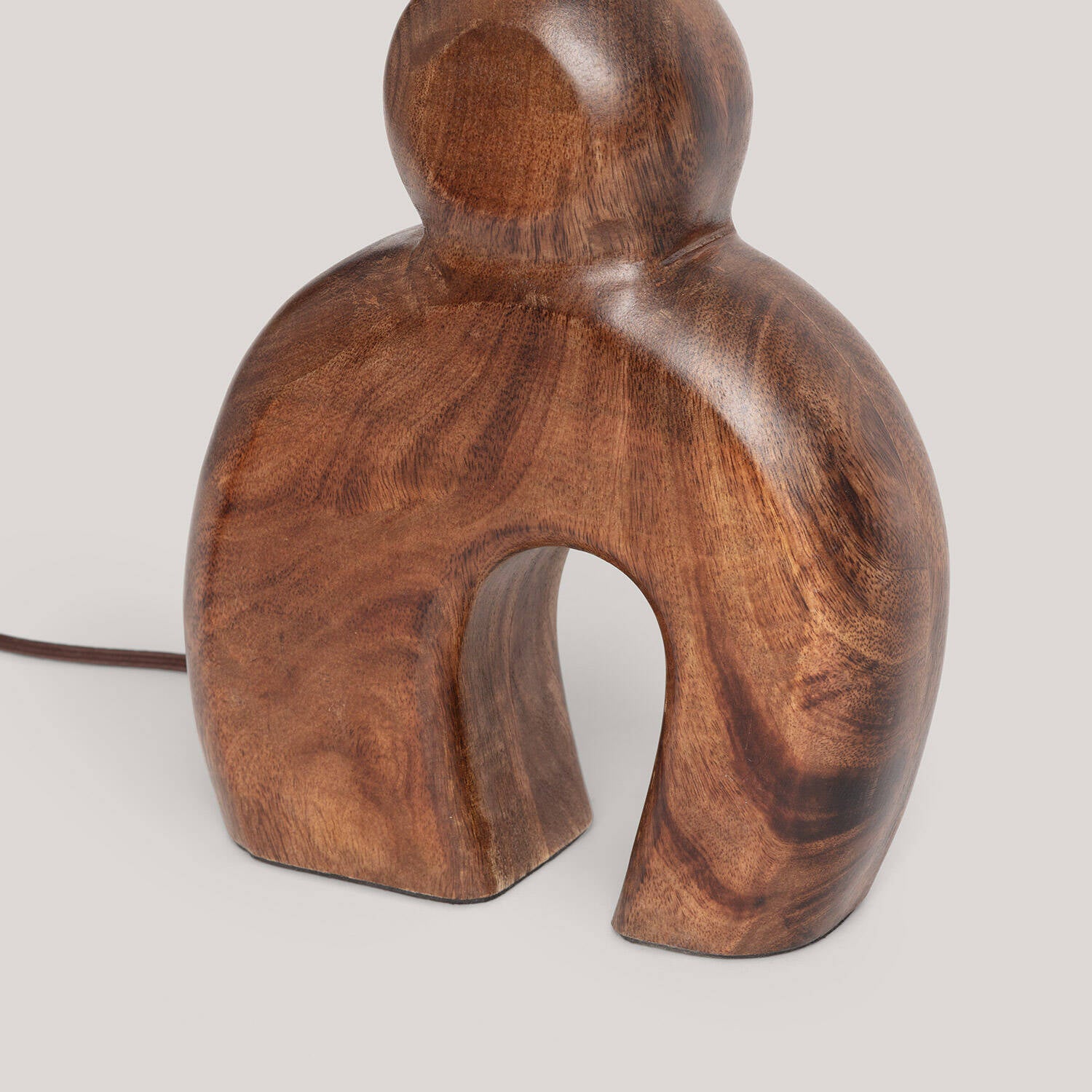 Lámpara de Mesa Madera Hunar II ILUZZIA