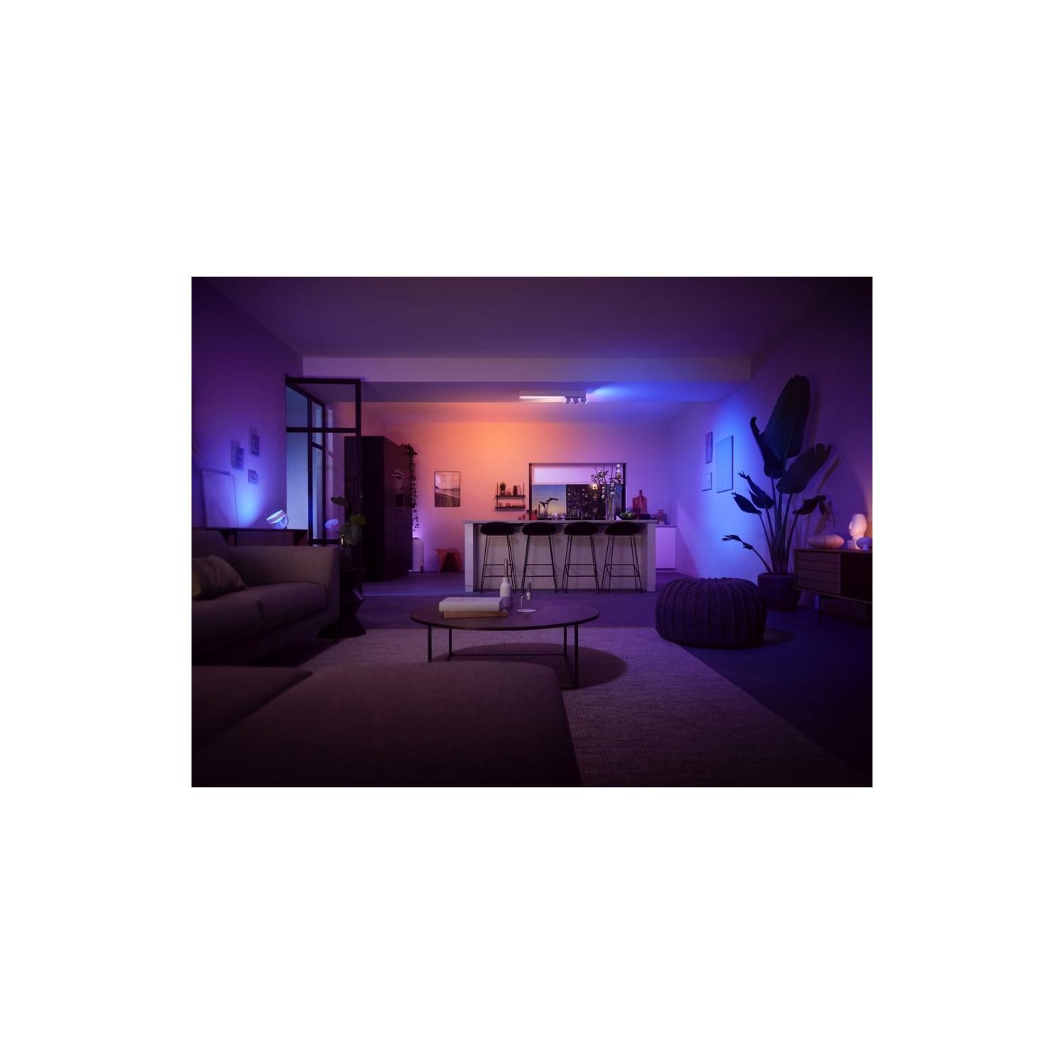 Lámpara de Techo White Color GU10 3x5.7W PHILIPS Hue Centris