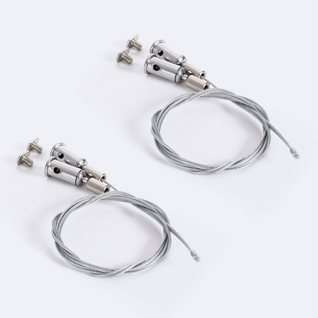 Perfil Aluminio Colgante para Tira LED hasta 22 mm con Tapa Continua