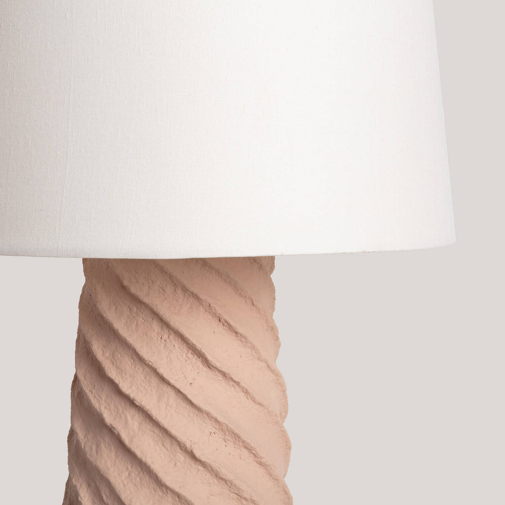 Lámpara de Pie Papel Maché Metal Stari