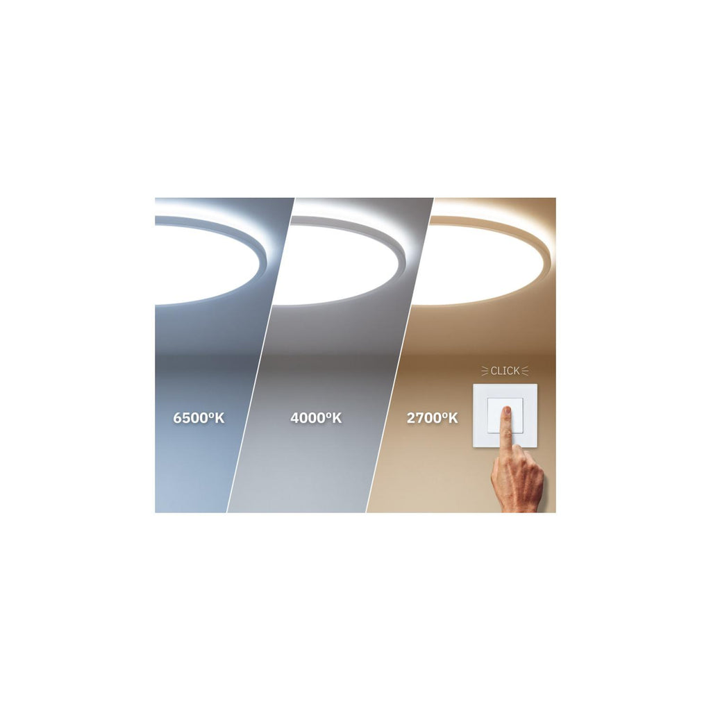 Placa LED 18W Circular SwitchCCT Corte Ø 205 mm  Compatible con Mando RF V2