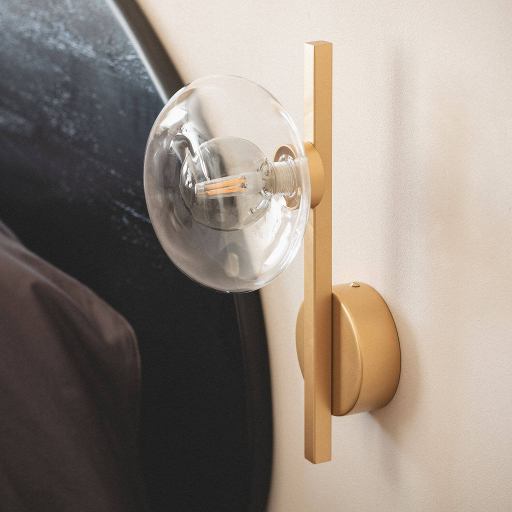 Aplique Pared Aluminio Hassi