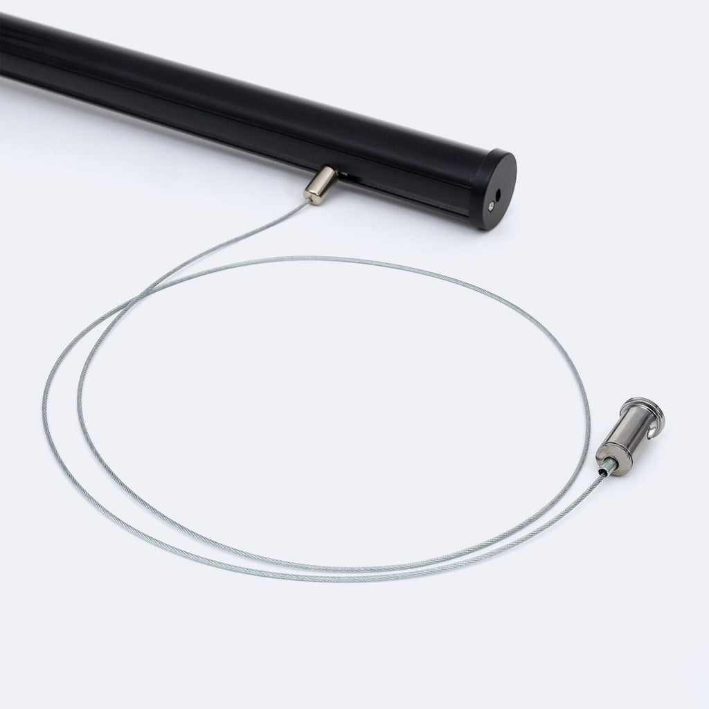 Perfil Aluminio Colgante Redondo 2m para Tira LED hasta 16 mm