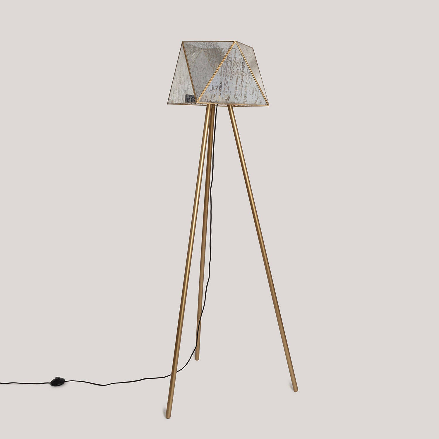 Lámpara de Pie Metal Cristal Mattina ILUZZIA