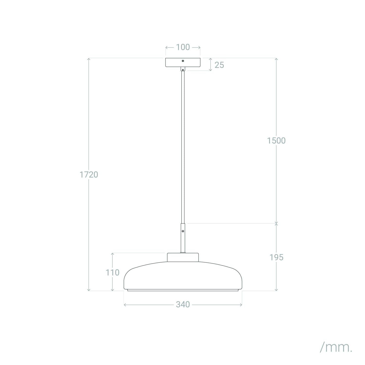Lámpara Colgante Cristal Hipo