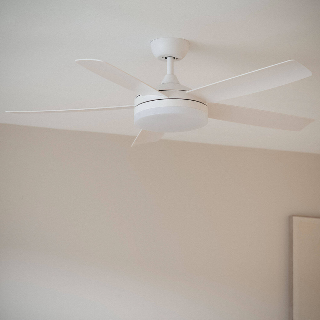 Ventilador de Techo Silencioso Patroclo Blanco 132cm Motor DC