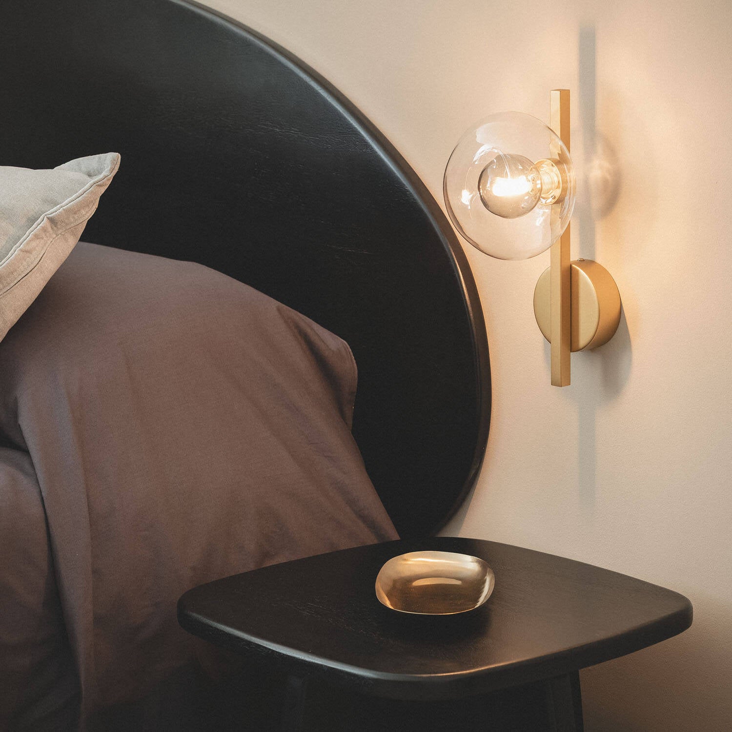 Aplique Pared Aluminio Hassi