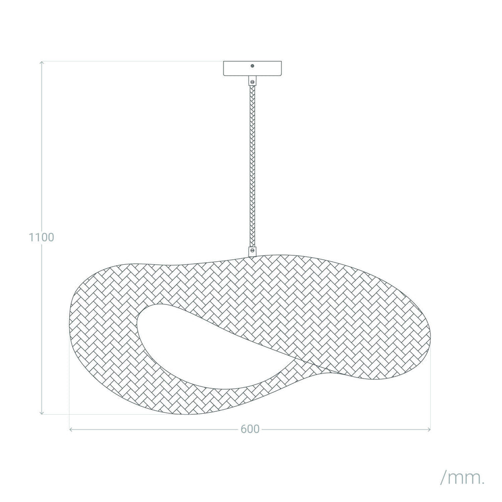 Lámpara Colgante Bambú Kathu Karatasi