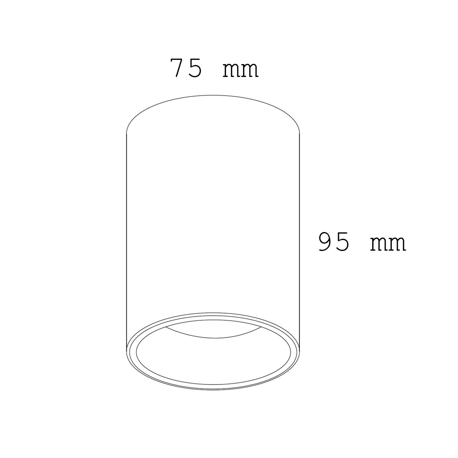 Aplique de Techo LED 7W Aluminio Syrah