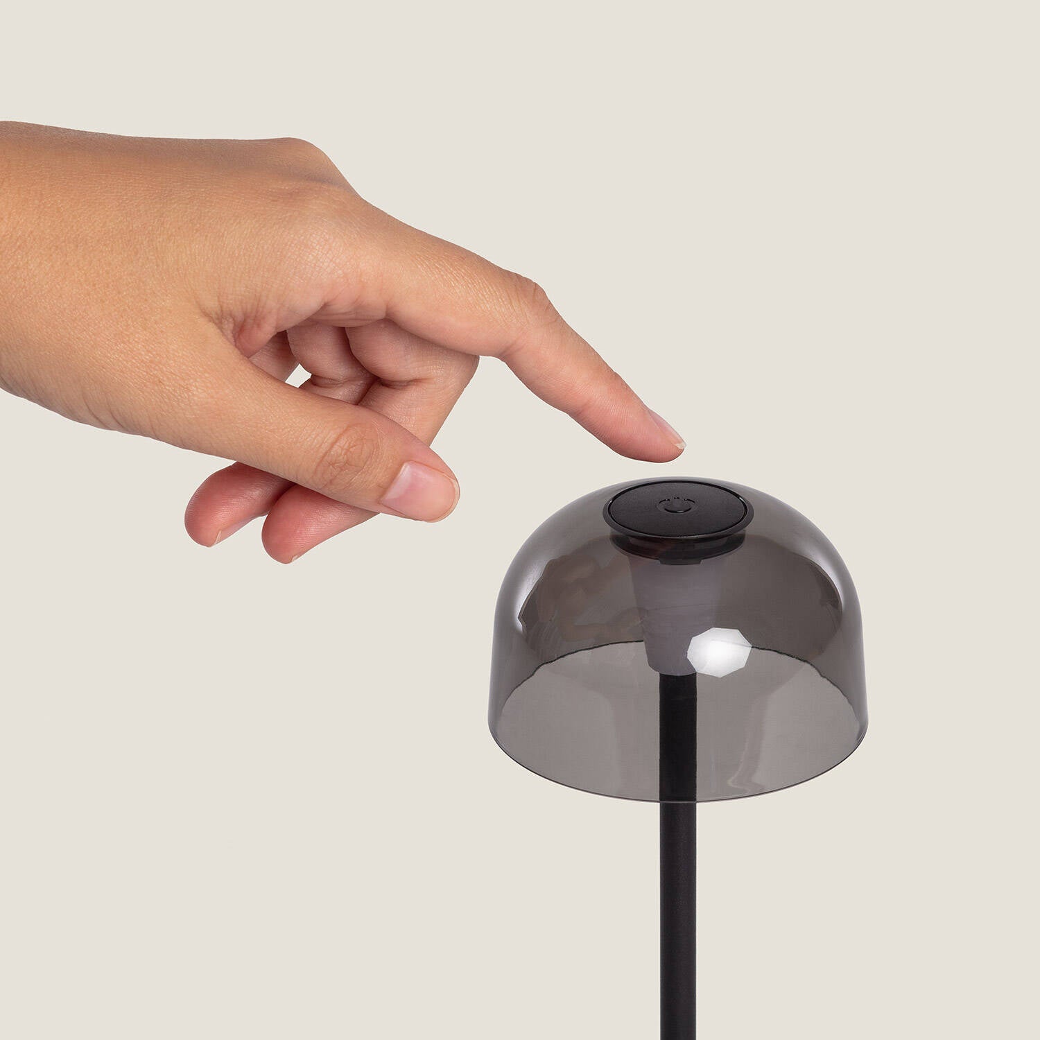 Lámpara de Mesa LED Portátil para Exterior Metal con Batería Recargable Lendora Smoke