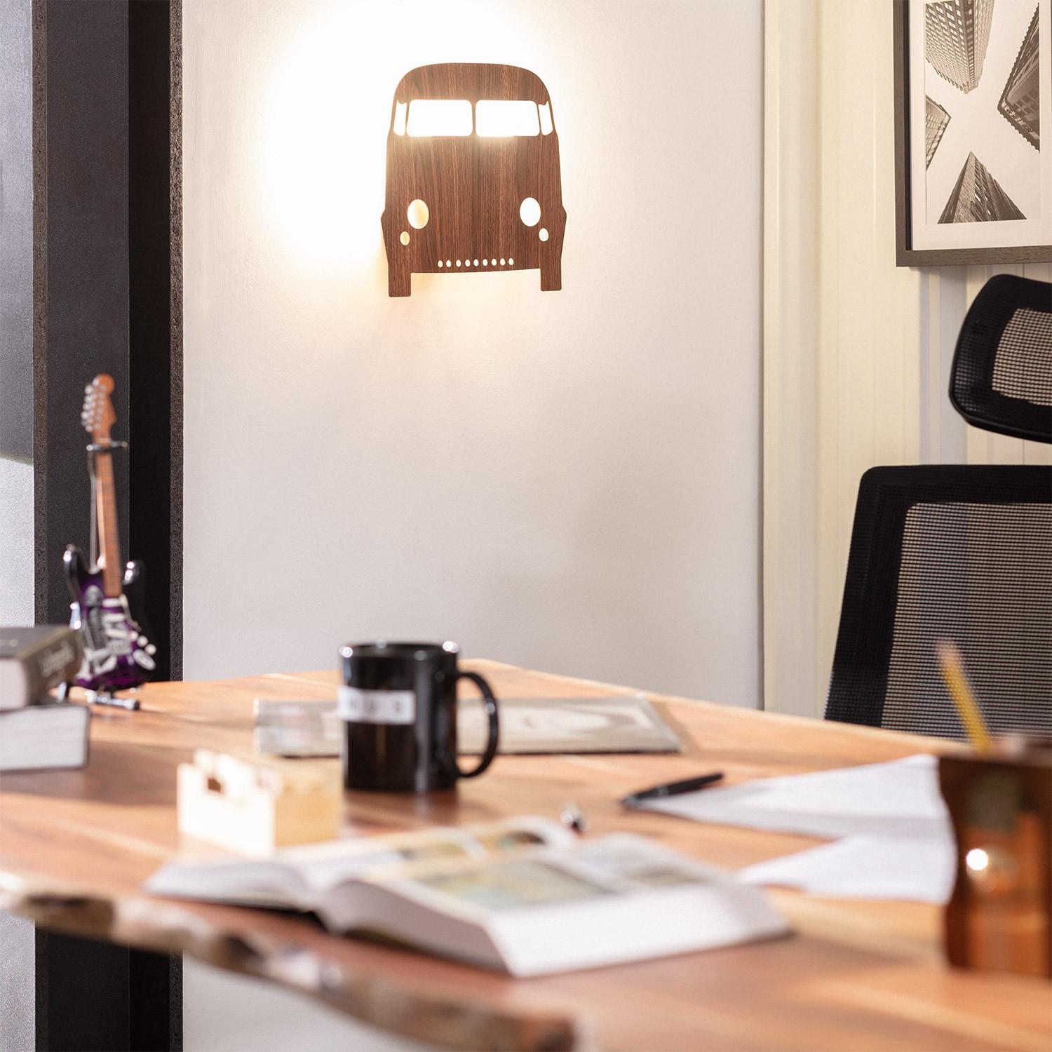 Aplique de Pared de Madera Infantil Bussi